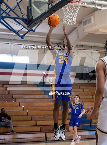 Thumbnail 1 in Gray's Creek vs. Cape Fear Christian Academy (MLK Dream Jam 2024) photogallery.