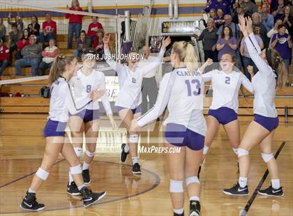Thumbnail 2 in Clayton vs. Elmwood (WIAA D4 Regional Semifinal) photogallery.