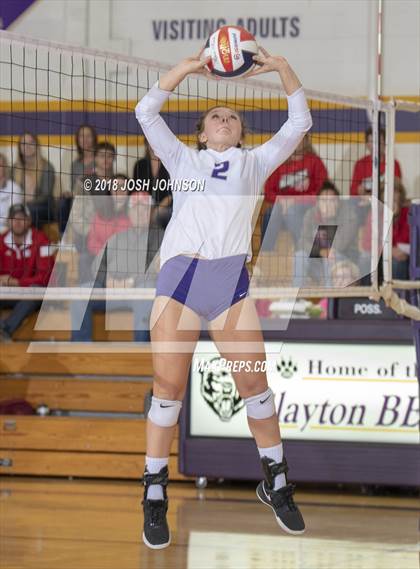Thumbnail 2 in Clayton vs. Elmwood (WIAA D4 Regional Semifinal) photogallery.