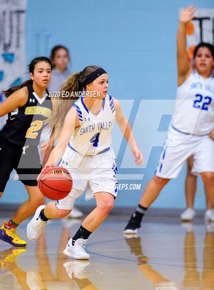 Thumbnail 2 in Smith Valley Girls Basketball (Extending the Season) photogallery.