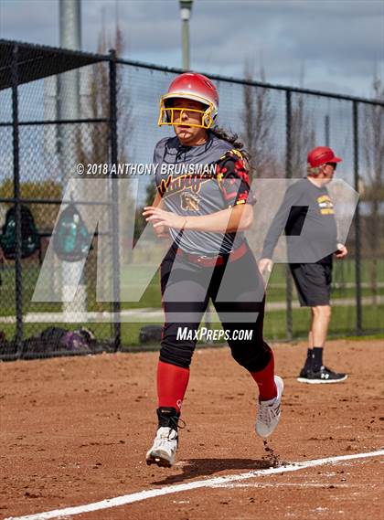 Thumbnail 3 in Oakdale vs Monterey Trail (Preseason Tournament) photogallery.