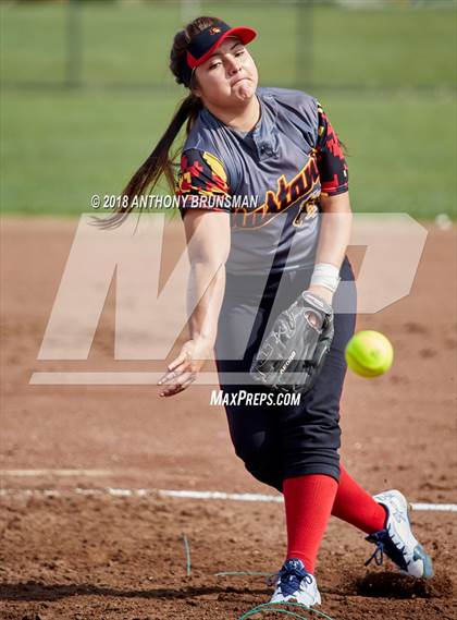 Thumbnail 2 in Oakdale vs Monterey Trail (Preseason Tournament) photogallery.