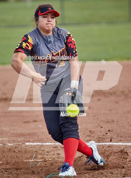 Thumbnail 3 in Oakdale vs Monterey Trail (Preseason Tournament) photogallery.