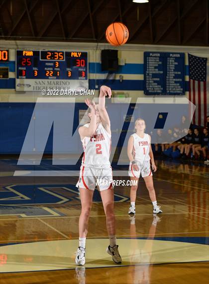 Thumbnail 1 in Flintridge Sacred Heart vs Polytechnic (San Marino Tournament) photogallery.