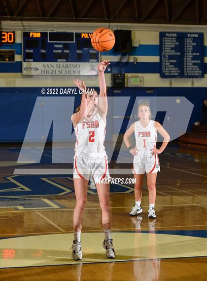 Thumbnail 1 in Flintridge Sacred Heart vs Polytechnic (San Marino Tournament) photogallery.