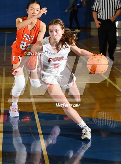 Thumbnail 2 in Flintridge Sacred Heart vs Polytechnic (San Marino Tournament) photogallery.