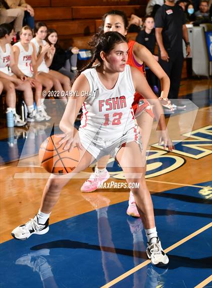 Thumbnail 2 in Flintridge Sacred Heart vs Polytechnic (San Marino Tournament) photogallery.