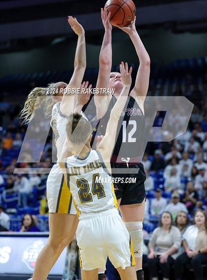 Thumbnail 3 in Goldthwaite vs. Martins Mill (UIL 2A Basketball Semifinal) photogallery.