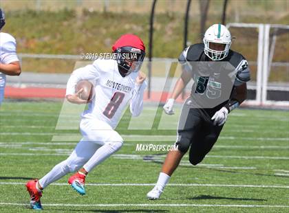 Thumbnail 1 in Coronado vs. Montgomery (SDFNL Kickoff Classic) photogallery.