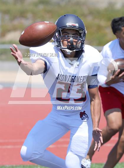 Thumbnail 2 in Coronado vs. Montgomery (SDFNL Kickoff Classic) photogallery.