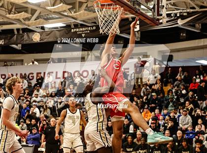 Thumbnail 3 in Paul VI vs. Christopher Columbus (Spalding Hoophall Classic) photogallery.