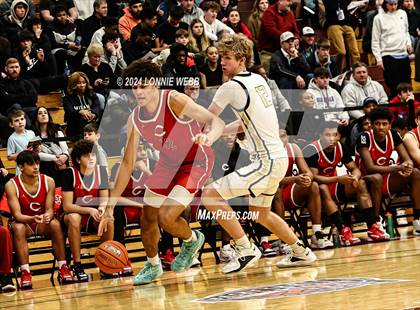 Thumbnail 3 in Paul VI vs. Christopher Columbus (Spalding Hoophall Classic) photogallery.