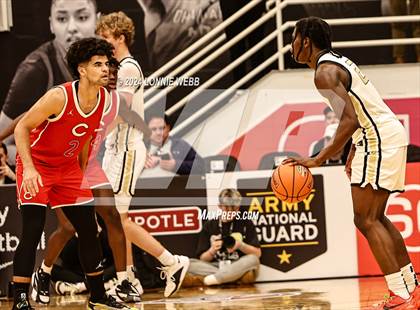 Thumbnail 2 in Paul VI vs. Christopher Columbus (Spalding Hoophall Classic) photogallery.