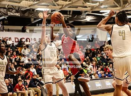 Thumbnail 2 in Paul VI vs. Christopher Columbus (Spalding Hoophall Classic) photogallery.