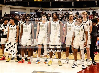 Thumbnail 3 in Paul VI vs. Christopher Columbus (Spalding Hoophall Classic) photogallery.
