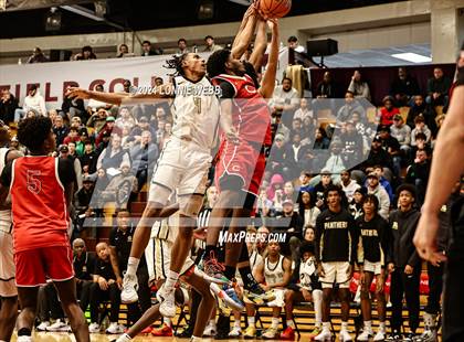 Thumbnail 3 in Paul VI vs. Christopher Columbus (Spalding Hoophall Classic) photogallery.