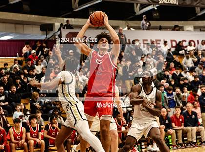 Thumbnail 2 in Paul VI vs. Christopher Columbus (Spalding Hoophall Classic) photogallery.