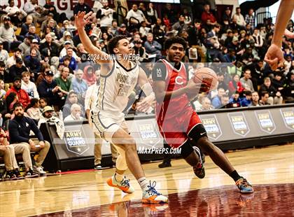Thumbnail 2 in Paul VI vs. Christopher Columbus (Spalding Hoophall Classic) photogallery.