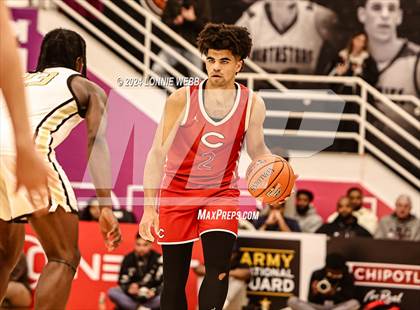 Thumbnail 1 in Paul VI vs. Christopher Columbus (Spalding Hoophall Classic) photogallery.