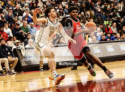 Thumbnail 1 in Paul VI vs. Christopher Columbus (Spalding Hoophall Classic) photogallery.