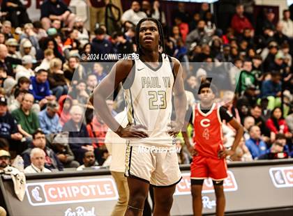 Thumbnail 3 in Paul VI vs. Christopher Columbus (Spalding Hoophall Classic) photogallery.