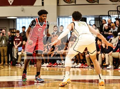 Thumbnail 1 in Paul VI vs. Christopher Columbus (Spalding Hoophall Classic) photogallery.