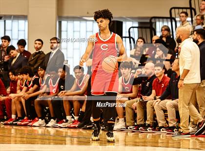 Thumbnail 1 in Paul VI vs. Christopher Columbus (Spalding Hoophall Classic) photogallery.