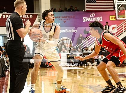 Thumbnail 3 in Paul VI vs. Christopher Columbus (Spalding Hoophall Classic) photogallery.