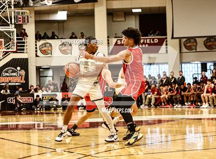 Thumbnail 2 in Paul VI vs. Christopher Columbus (Spalding Hoophall Classic) photogallery.