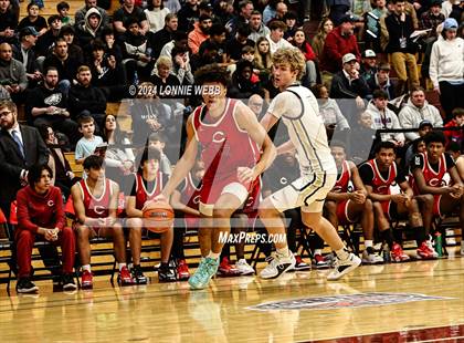 Thumbnail 1 in Paul VI vs. Christopher Columbus (Spalding Hoophall Classic) photogallery.
