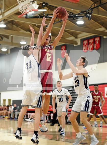 Thumbnail 1 in Woodrow Wilson vs. Squalicum (Tustin Holiday Classic) photogallery.