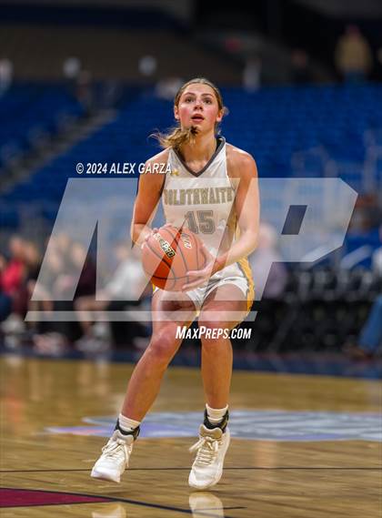 Thumbnail 1 in Goldthwaite vs. Martins Mill (UIL 2A Basketball Semifinal) photogallery.
