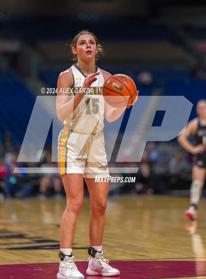 Thumbnail 3 in Goldthwaite vs. Martins Mill (UIL 2A Basketball Semifinal) photogallery.