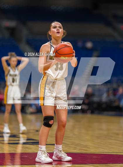 Thumbnail 3 in Goldthwaite vs. Martins Mill (UIL 2A Basketball Semifinal) photogallery.
