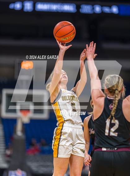 Thumbnail 3 in Goldthwaite vs. Martins Mill (UIL 2A Basketball Semifinal) photogallery.