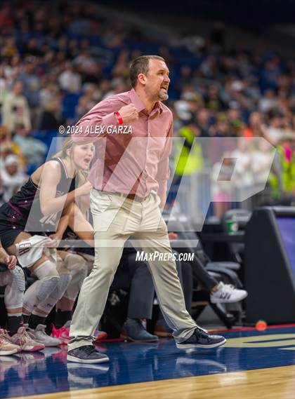 Thumbnail 3 in Goldthwaite vs. Martins Mill (UIL 2A Basketball Semifinal) photogallery.