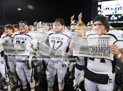 Thumbnail 1 in Carey vs. Coldwater (OHSAA D6 Final) photogallery.