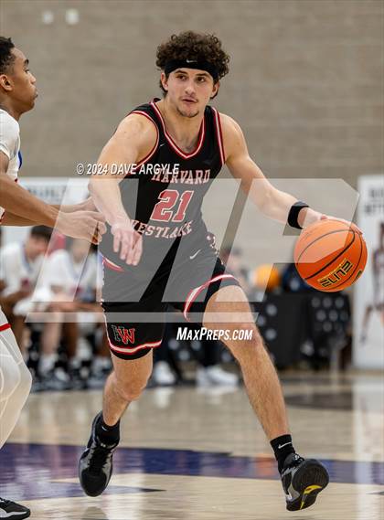 Thumbnail 2 in Harvard-Westlake vs. Bartlett (Holiday Hoopfest) photogallery.