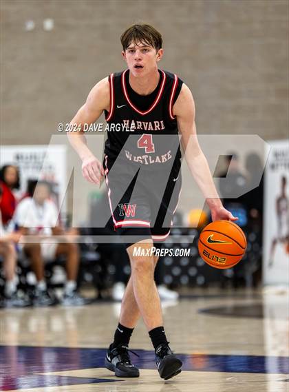 Thumbnail 1 in Harvard-Westlake vs. Bartlett (Holiday Hoopfest) photogallery.