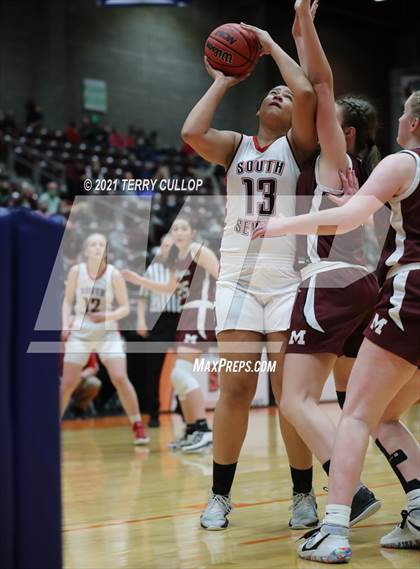 Thumbnail 2 in Morgan vs. South Sevier (UHSAA 3A Quarterfinal) photogallery.