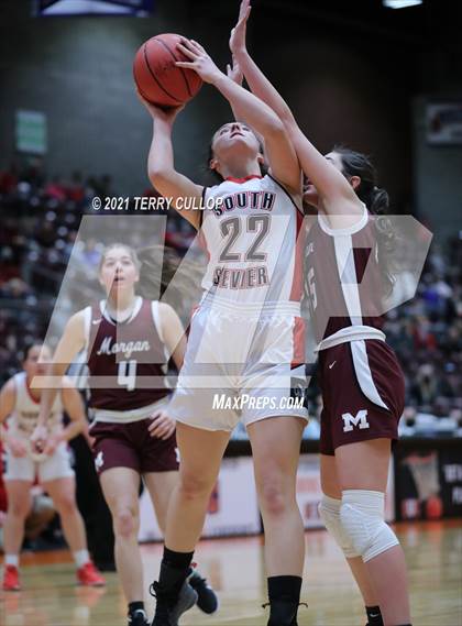 Thumbnail 1 in Morgan vs. South Sevier (UHSAA 3A Quarterfinal) photogallery.
