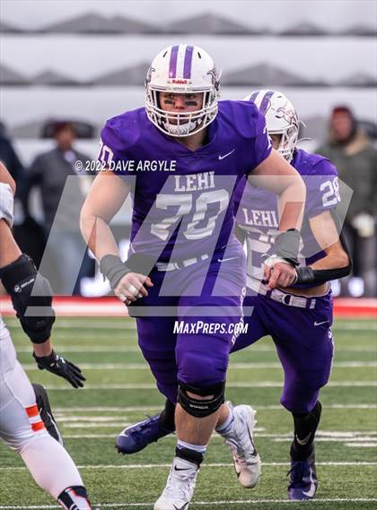 Thumbnail 2 in Lehi vs. Timpview (UHSAA 5A Final) photogallery.