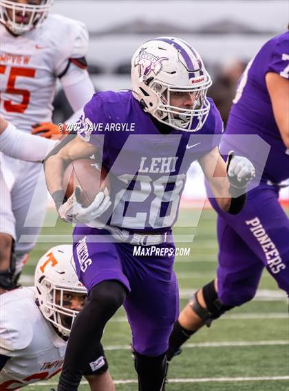 Thumbnail 3 in Lehi vs. Timpview (UHSAA 5A Final) photogallery.