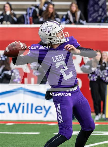 Thumbnail 2 in Lehi vs. Timpview (UHSAA 5A Final) photogallery.