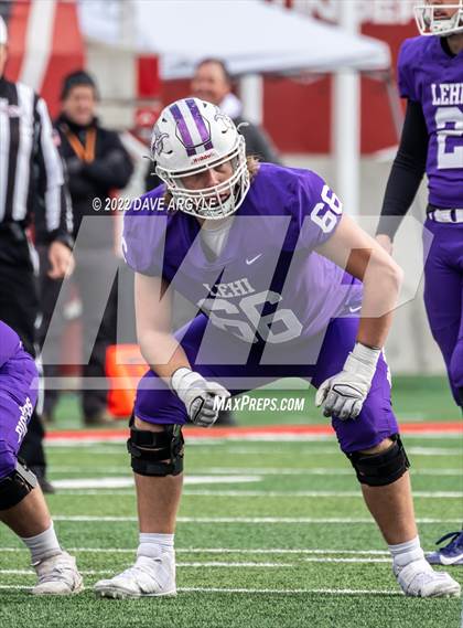 Thumbnail 3 in Lehi vs. Timpview (UHSAA 5A Final) photogallery.