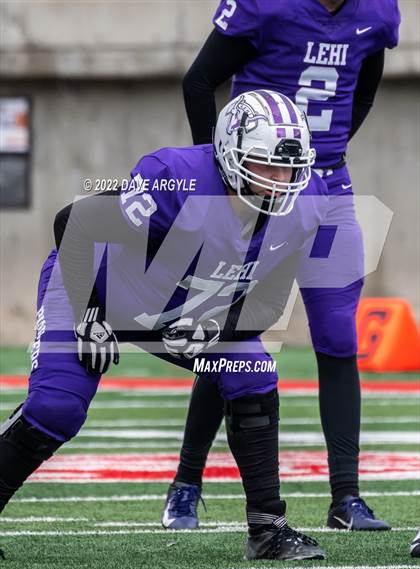 Thumbnail 3 in Lehi vs. Timpview (UHSAA 5A Final) photogallery.
