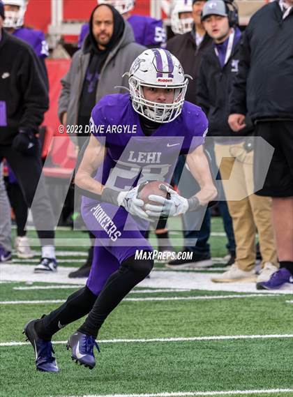 Thumbnail 3 in Lehi vs. Timpview (UHSAA 5A Final) photogallery.