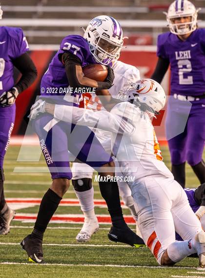 Thumbnail 3 in Lehi vs. Timpview (UHSAA 5A Final) photogallery.