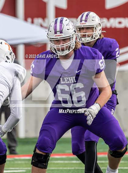Thumbnail 1 in Lehi vs. Timpview (UHSAA 5A Final) photogallery.