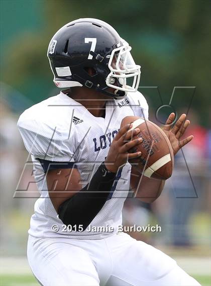 Thumbnail 3 in Loyola vs. St.Mary Prep  (Tim Horton Kickoff Classic) photogallery.